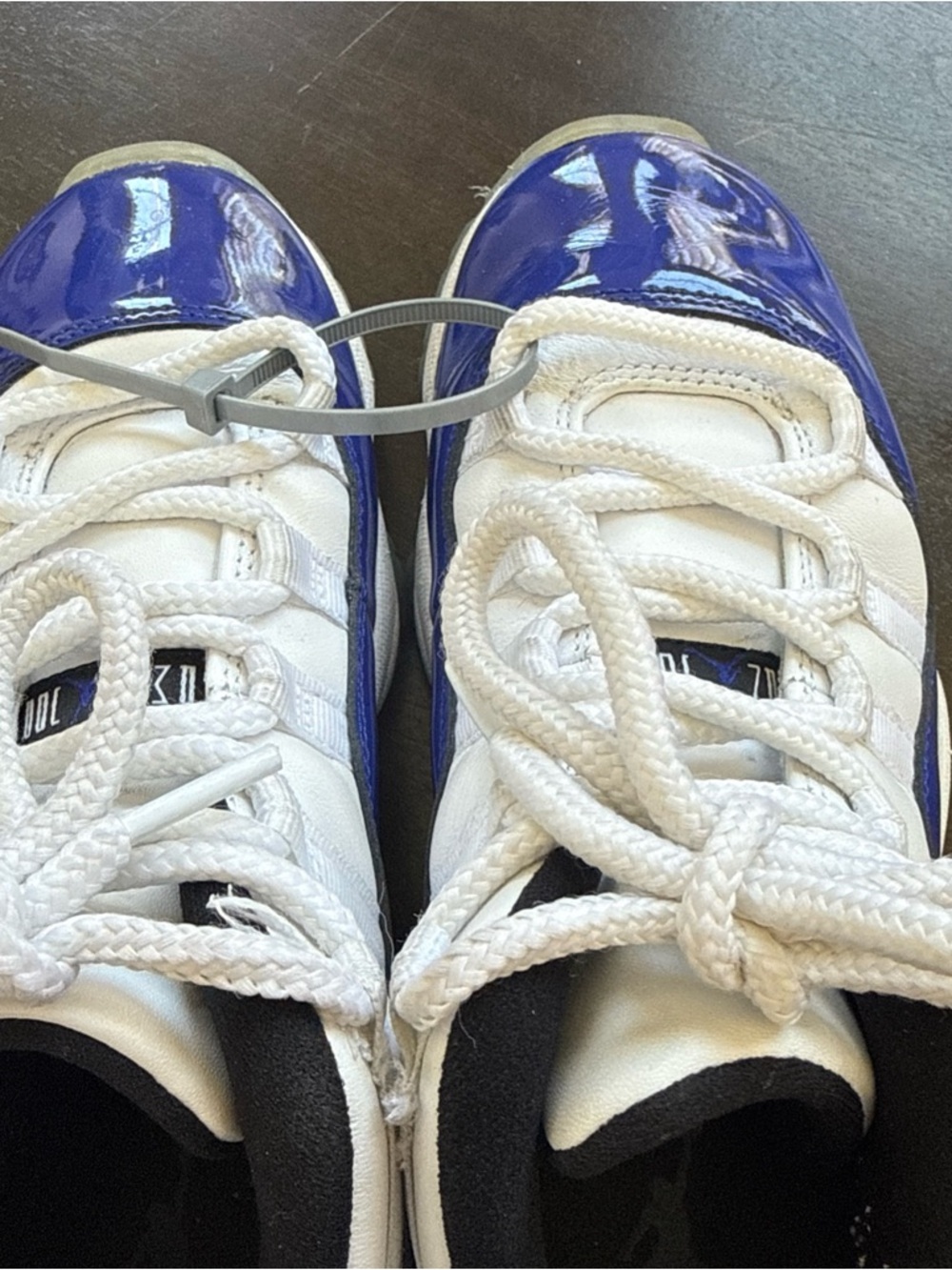 Women’s Air Jordans 1 retro low concord sneakers - Picture 8 of 14